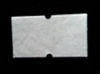 Afbeeldingen van prijstang etiket 21x12 mm, wit met gaatje (50rol)