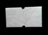 Afbeeldingen van prijstang etiket 21x12 mm, wit met gaatje (50rol)