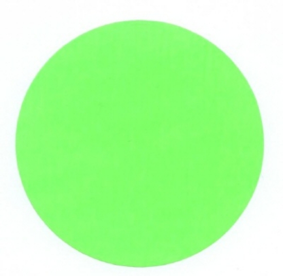 Afbeeldingen van fluorsticker 50mm groen