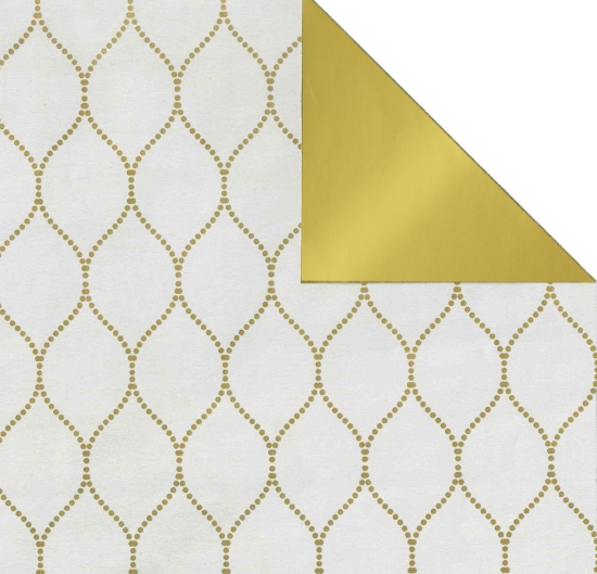 Afbeeldingen van Cadeaupapier 'Dotted waves'