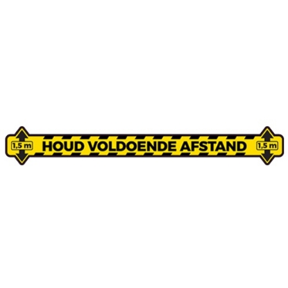 Afbeeldingen van Pictogram 'Houd voldoende afstand'