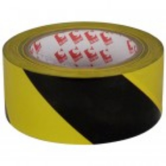 Afbeeldingen van Markeertape geel/zwart (zelfklevend)
