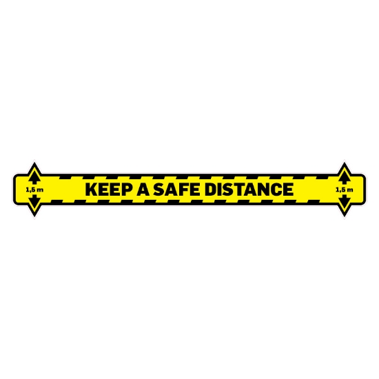 Afbeeldingen van Pictogram 'Keep a safe distance'