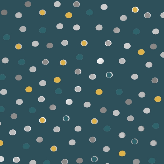 Afbeeldingen van Cadeaupapier 'Blue-silver-gold'