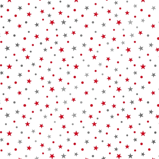 Afbeeldingen van Cadeaupapier 'Ministars red silver'