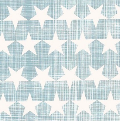 Afbeeldingen van Cadeaupapier 'Texture stars grey/blue'