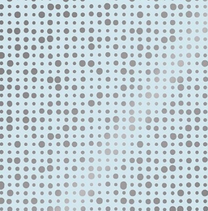Afbeeldingen van Cadeaupapier 'Random dots pearlblue'