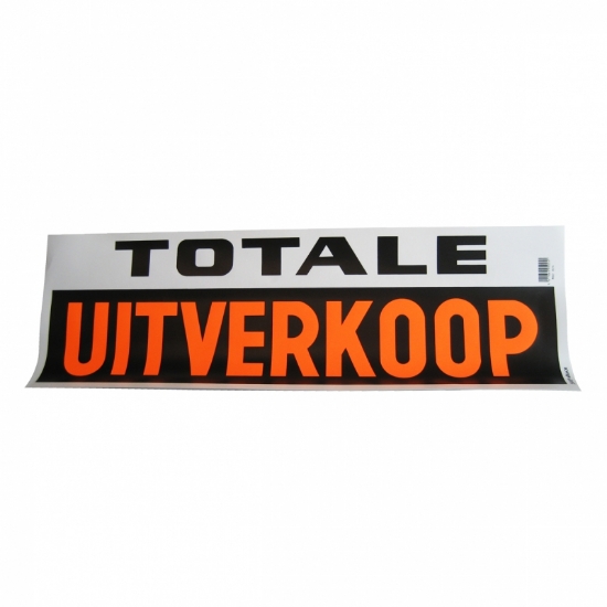 Afbeeldingen van Raambiljet "Totale Uitverkoop"