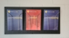 Afbeeldingen van metalen wand folderrek ZWART, 3xA4