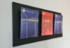 Afbeeldingen van metalen wand folderrek ZWART, 3xA4